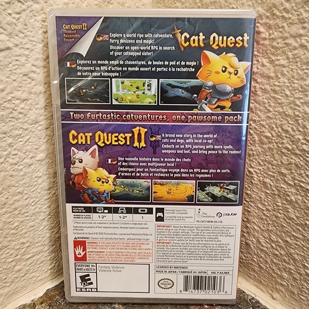 Game - Cat Quest + Cat Quest II: Pawsome Pack (NEW) - Switch
